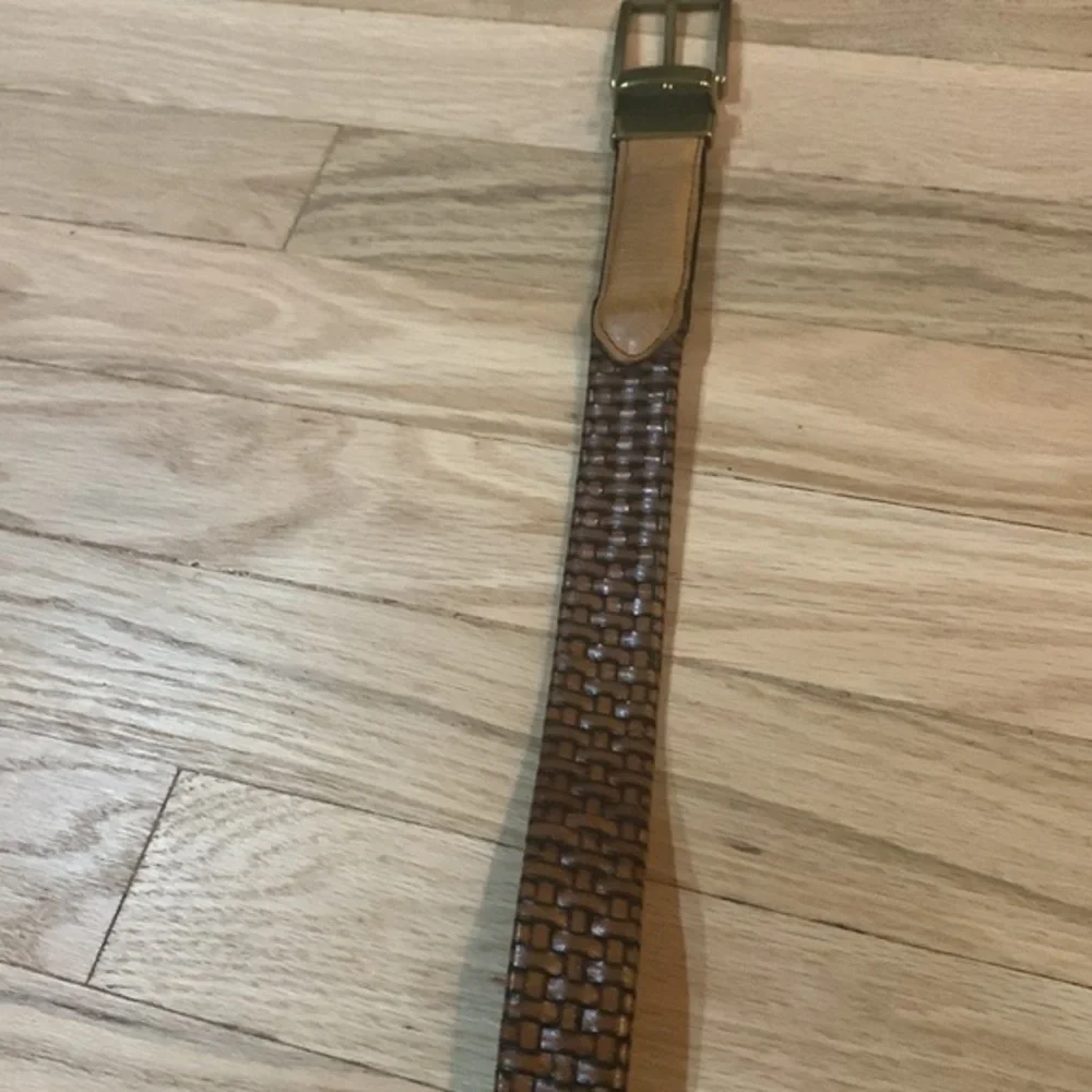 Bosch Genuine Woven Leather Belt for‎ Men Reversible Size 36/90 2 small flaws